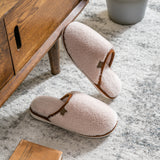 Women's Plush Fuzzy Slip on Indoor Outdoor Winter House Slippers, Faux Fur women slippers on Anti-Skid, Gift for Women Mom, SP04