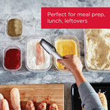 14-Piece-BPA Free, Leak Proof Food Container, Clear High temperature resistant, dishwasher safe