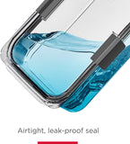14-Piece-BPA Free, Leak Proof Food Container, Clear High temperature resistant, dishwasher safe