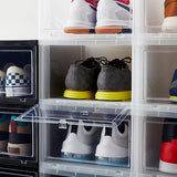 6 Pack Large Drop-Front Shoe Box Case